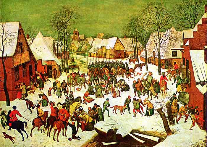 De kindermoord in Bethlehem, Pieter Brueghel de Oude, 16de eeuw