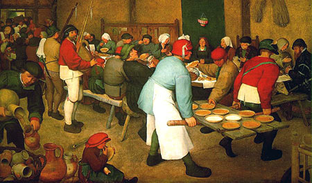 Boerenbruiloft, Brueghel
